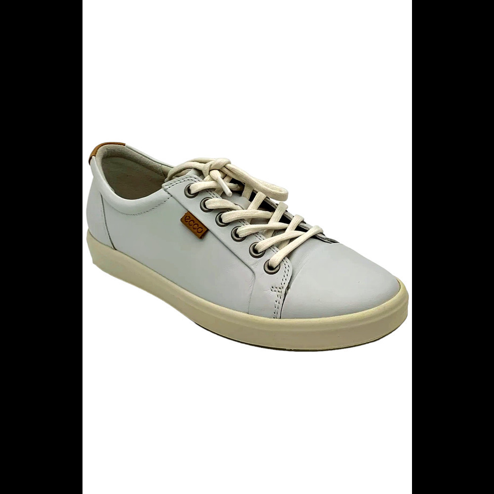 Ecco Women's Soft 7 Lace-Up Sneaker White - Medium